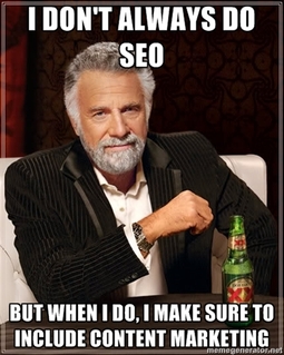 content marketing meme